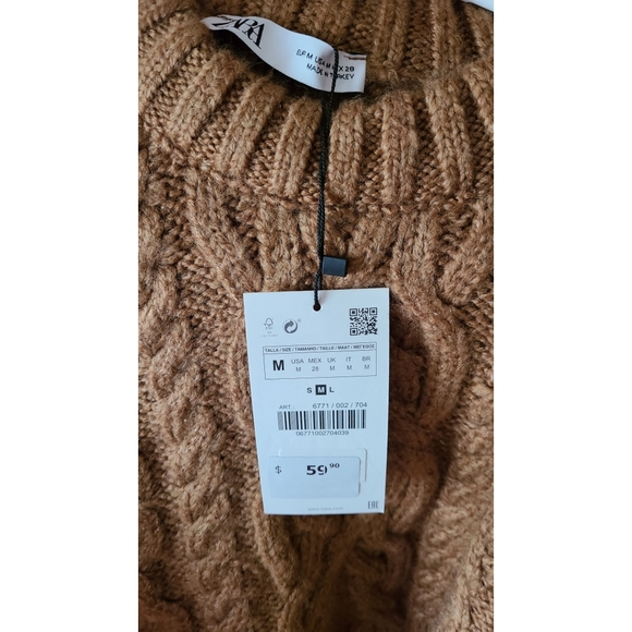 Zara Cable Knit Sweater - Picture 3 of 7
